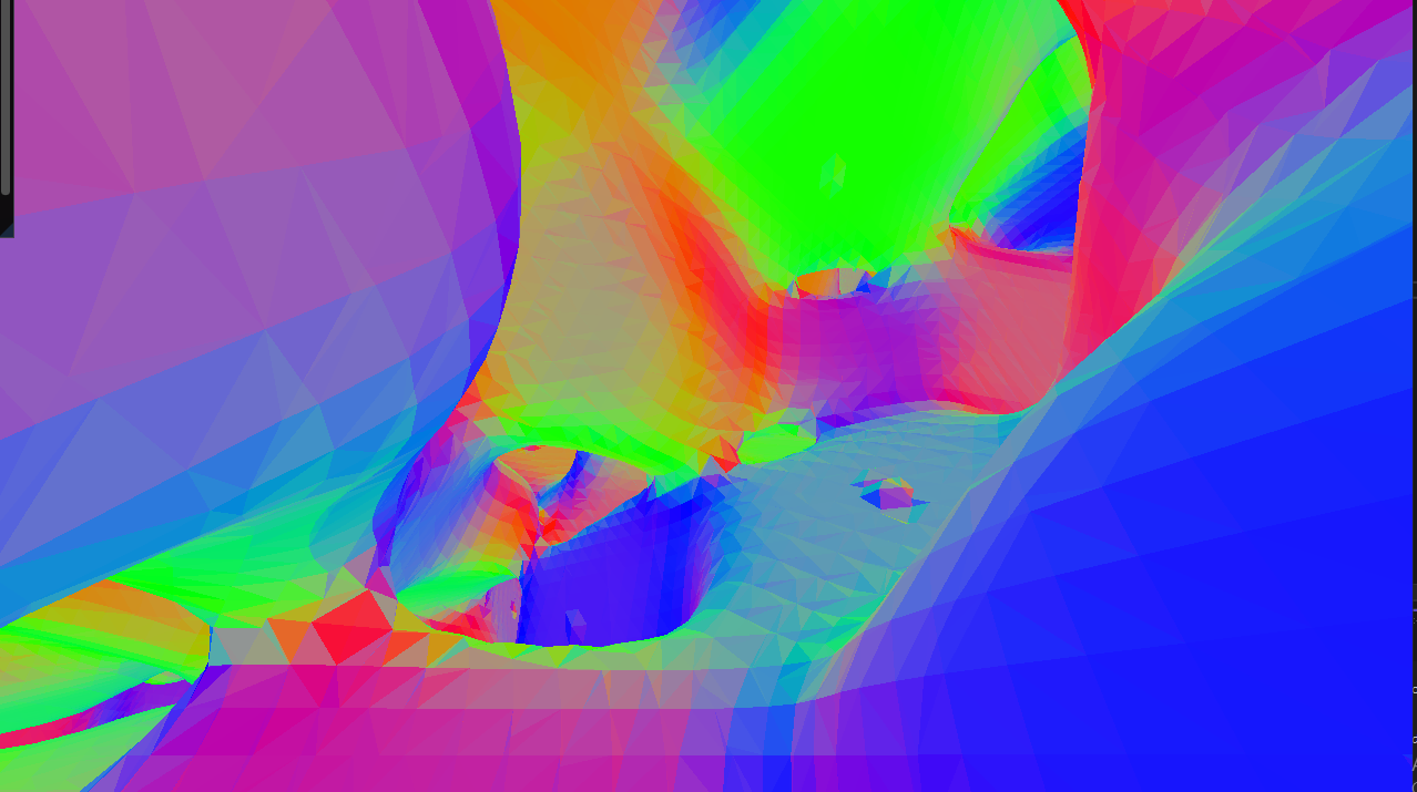 Absolute world-space normals debug visualization